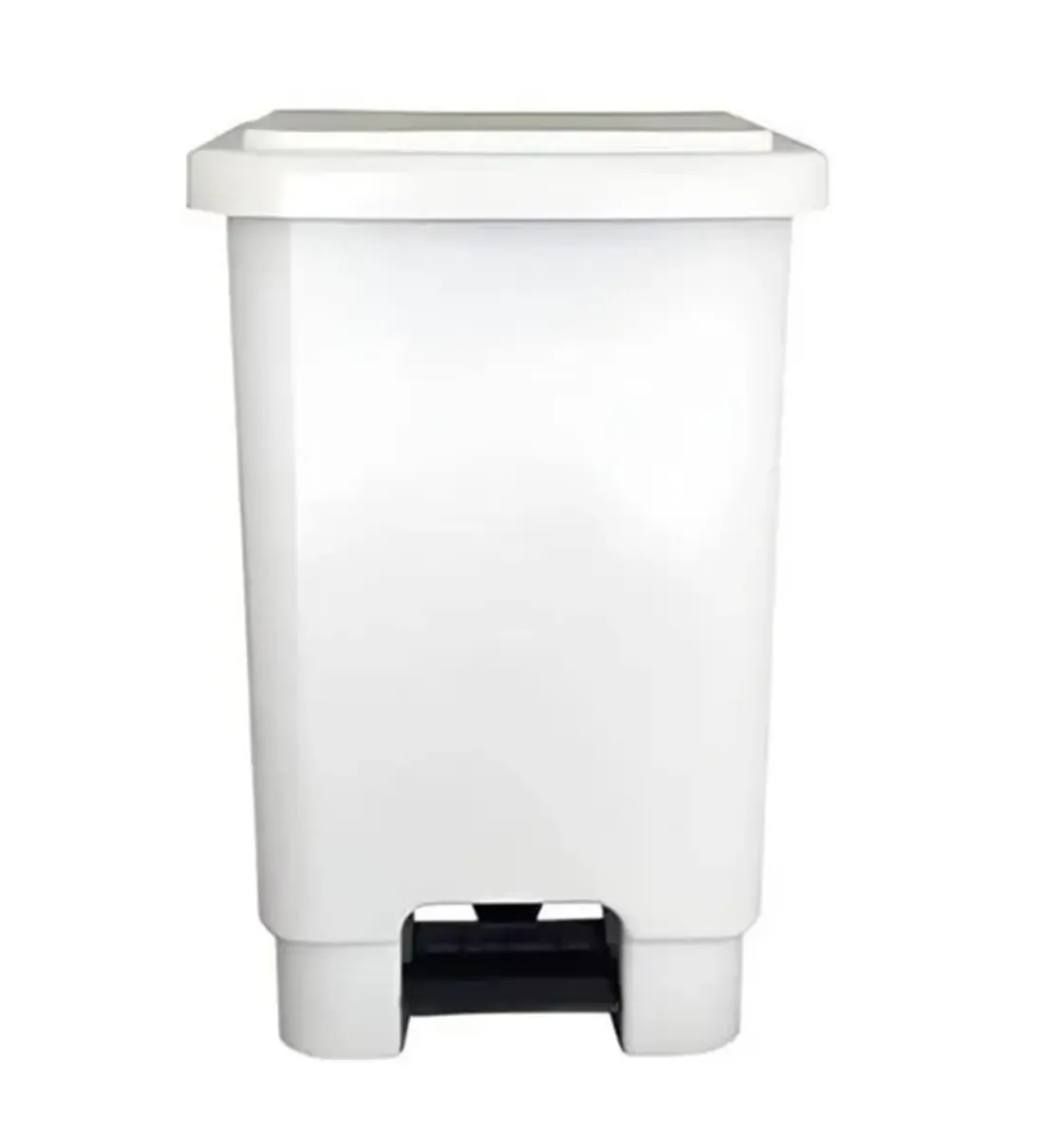 Lixeira Plástica com Pedal 50 L Branca Plasvale - PVL 040 — imagem 3