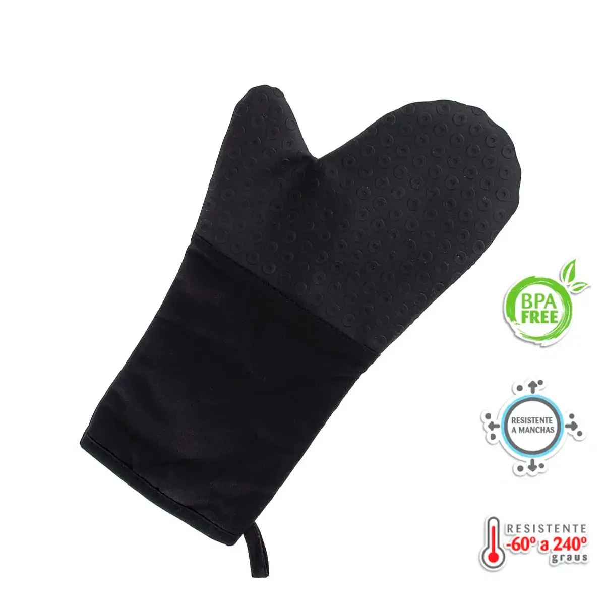 Luva de Silicone e Algodao Preta 5099 - Weck - WEK 083 — imagem 2
