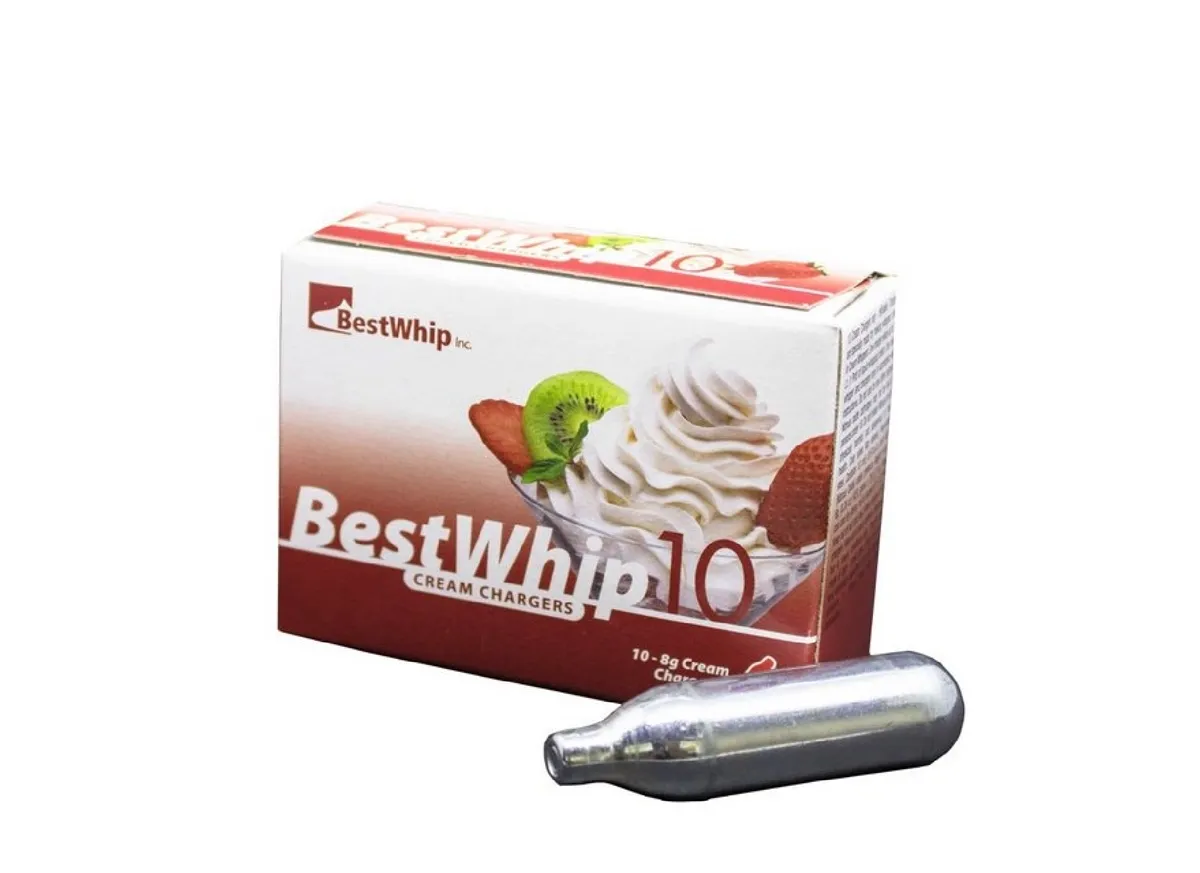 Cápsula Gás Para Chantilly N20 (10 unidades) Best Whip - BWH 008 — imagem 2
