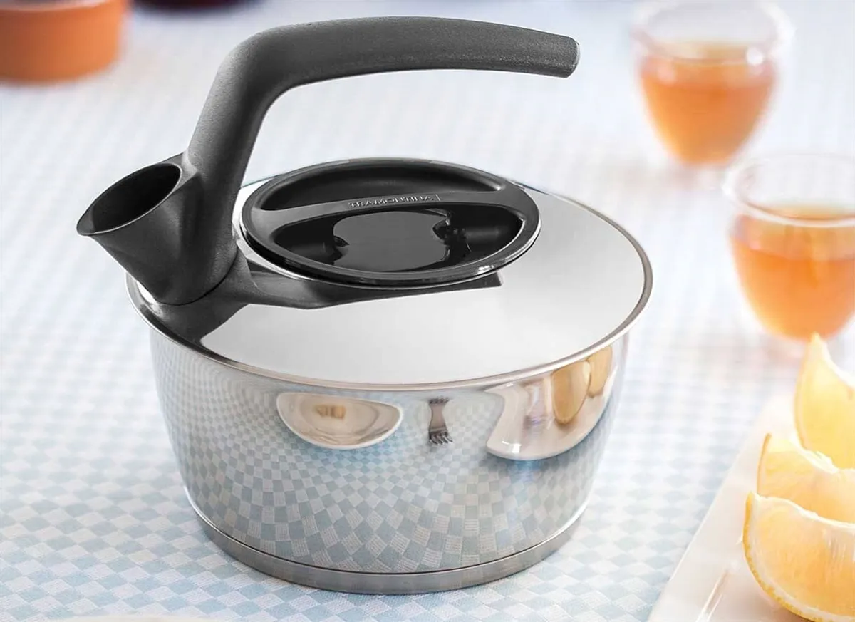 Chaleira Aço Inox sem Apito 1,5 L Fundo Triplo Tramontina - TRM 275 — imagem 2