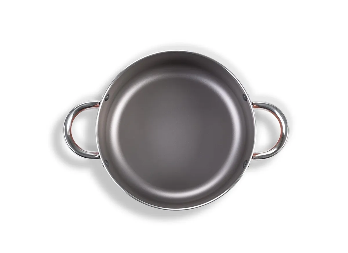 Caçarola Alumínio com Tampa em Vidro 2,7 L Cobre Curry Brinox - BRI 612 — imagem 2