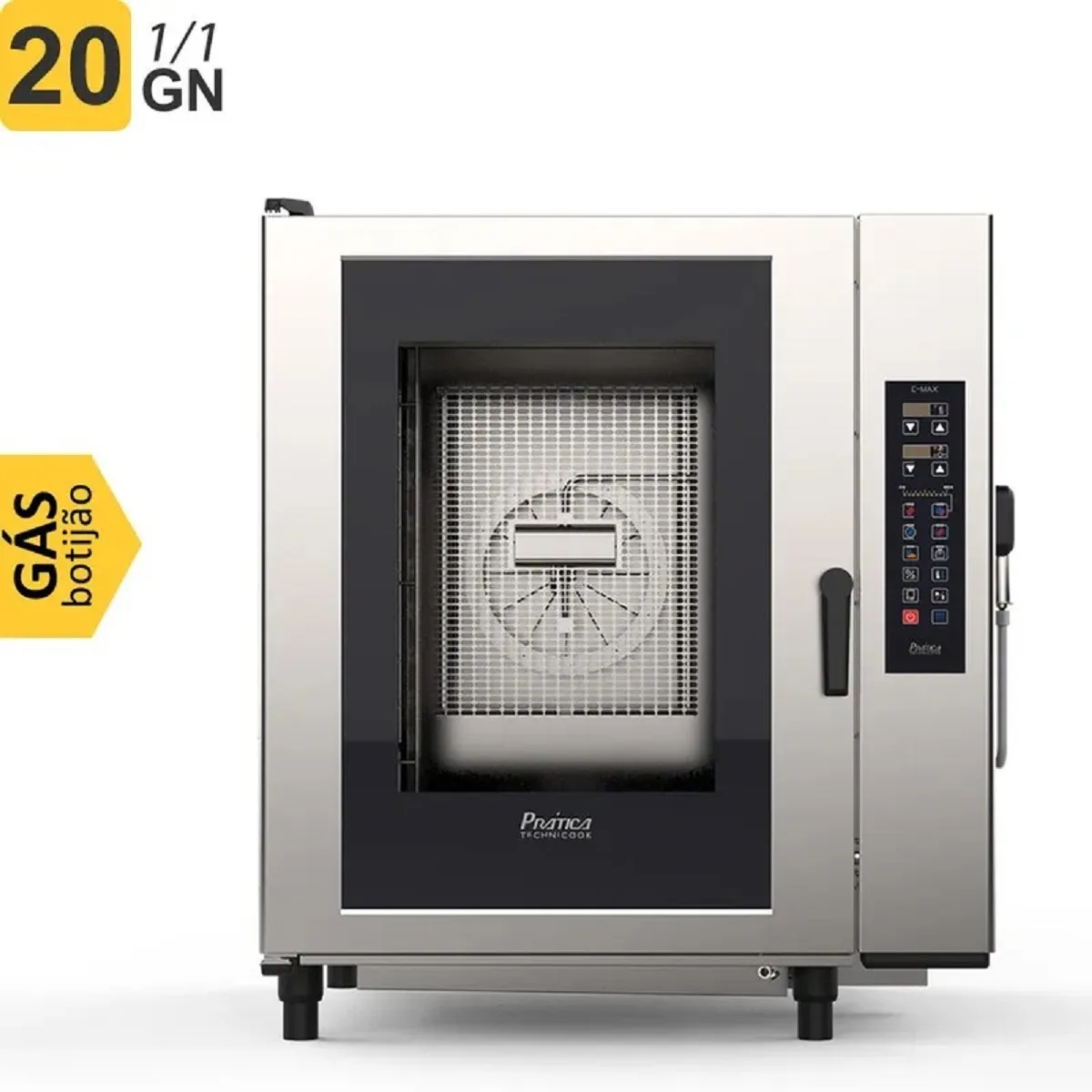Forno Combinado Elétrico 10 Funções 500 receitas C-MAX 20 p/ 20 GNs/ Higienização Automática - 0PC 127 — imagem 3
