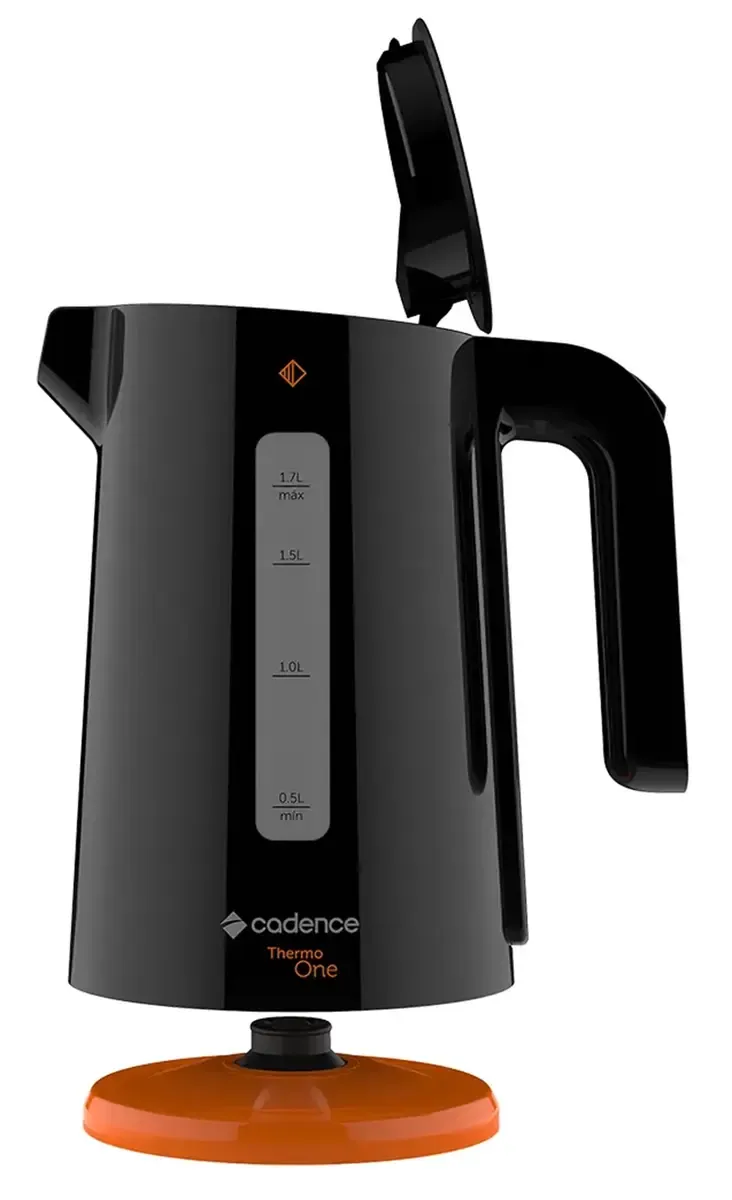 Chaleira Elétrica 1,7l 127v Contrast Preta Cadence - 0CD 084 — imagem 2