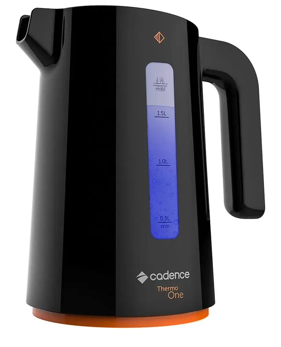 Chaleira Elétrica 1,7l 127v Contrast Preta Cadence - 0CD 084 — imagem 3