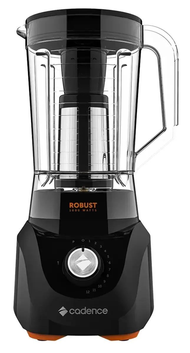 Liquidificador 3,3l Robust Contrast Preto 127v LIQ400-127 - Cadence - 0CD 088 — imagem 4