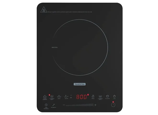 Cooktop Vitrocerâmico Portátil por Indução 220 V Slim Touch Tramontina - TRM 380 — imagem 2