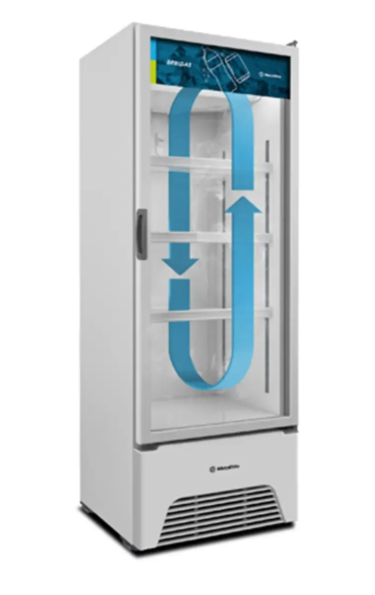 Refrigerador Vertical 403l Porta Vidro 220v Branco Essential VB40ALD001 - Metalfrio - 0MT 117 — imagem 6