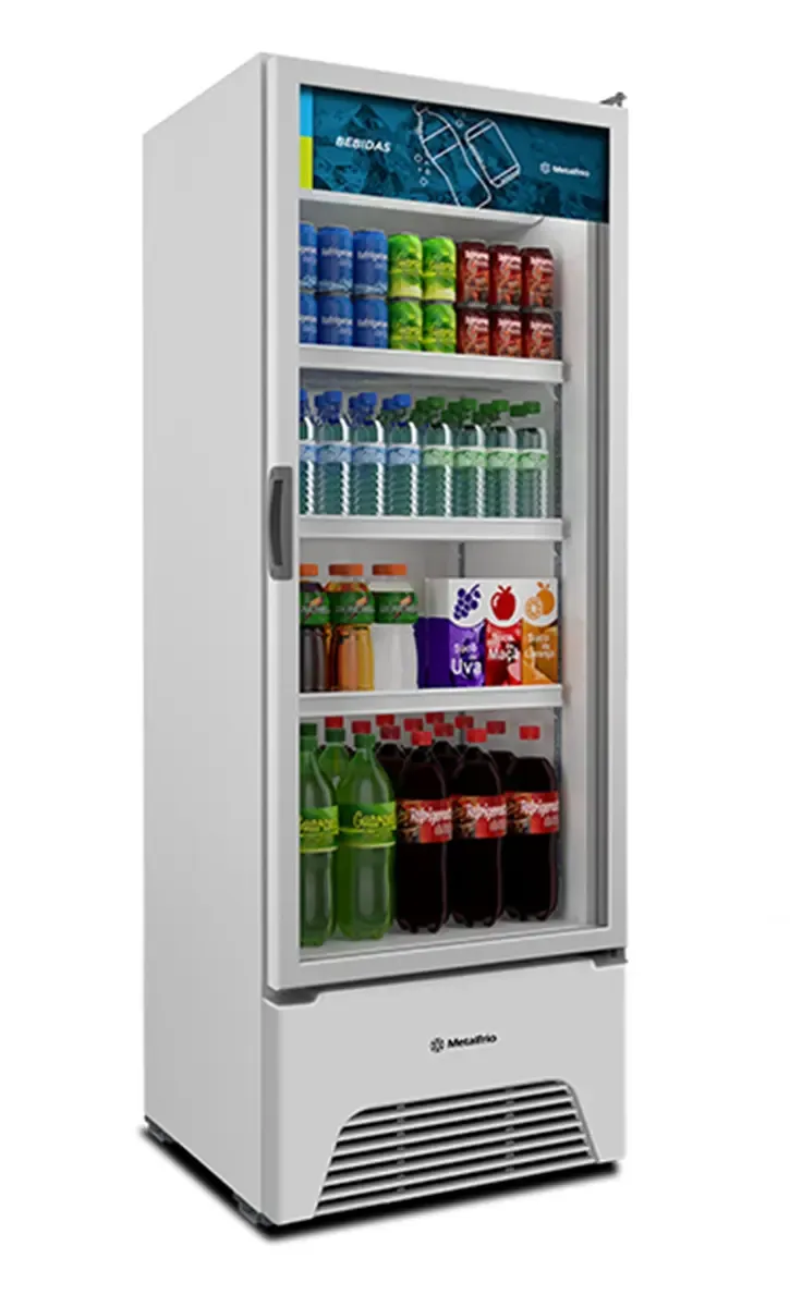 Refrigerador Vertical 403l Porta Vidro 220v Branco Essential VB40ALD001 - Metalfrio - 0MT 117 — imagem 7
