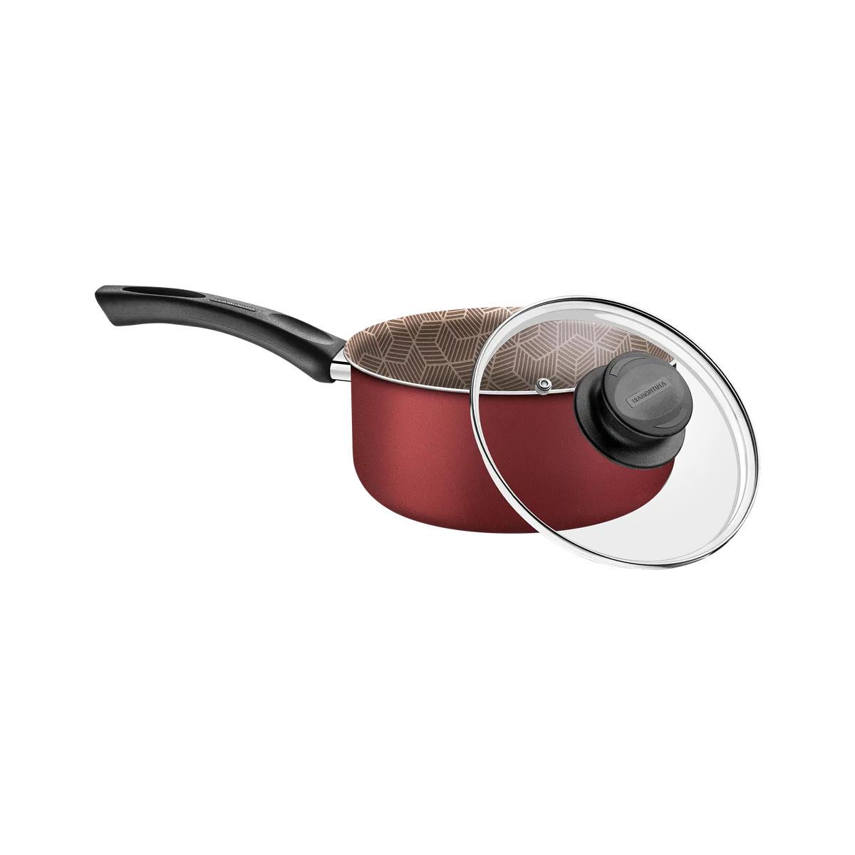 Panela Alumínio 16cm Starflon Vermelha Paris Tramontina - TRM 651 — imagem 2