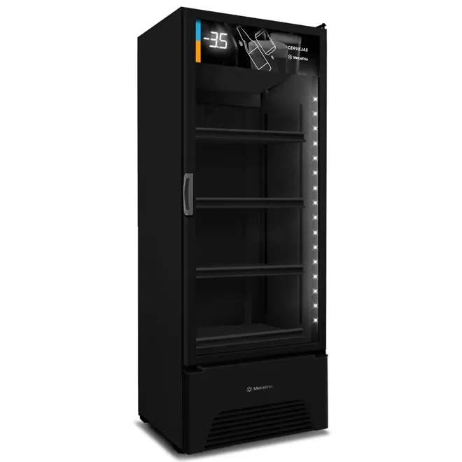 Cervejeira Expositora Metalfrio Optima All Black 576L 127 V - VN50AH - 0MT 119 — imagem 3