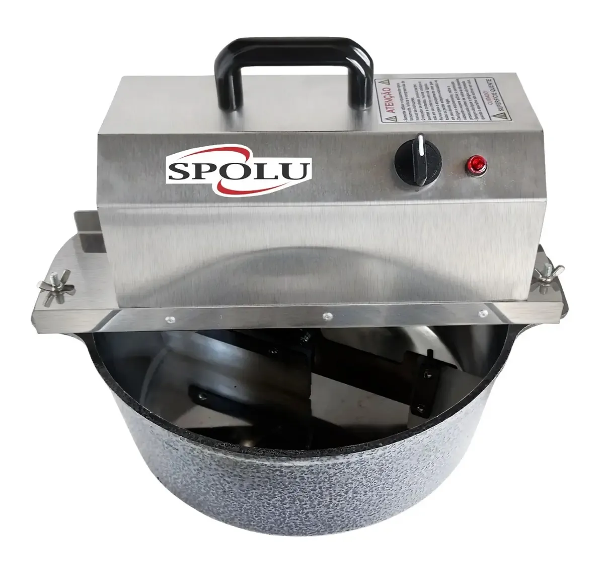 Panela Mexedora Alumínio Elétrica 5L 25W Bivolt SPL-405 Spolu - 0SL 080 — imagem 2