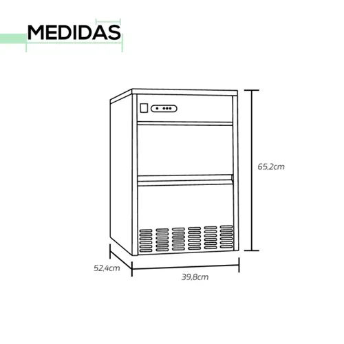 Fabricadora de Gelo Cubo 26/07Kg Super Ice BMGX26/7 Benmax - BMX 004 — imagem 5