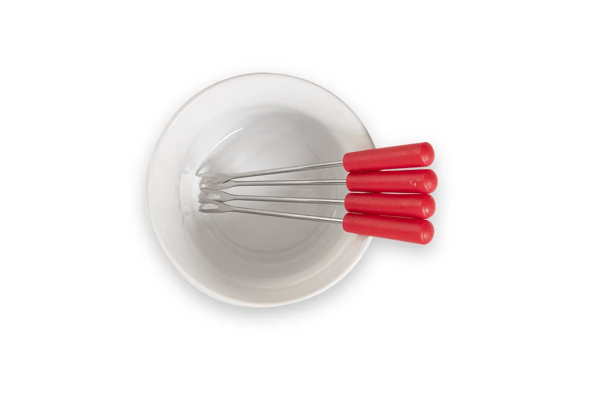Conjunto de Fondue 7 Peças Branco Coração - BRX 899 — imagem 2
