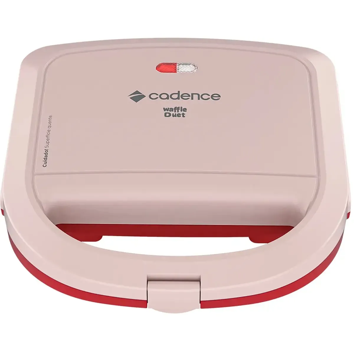 Máquina de Waffles Duet 750w Vermelha Doméstico  WAF200-127 - Cadence - 0CD 123 — imagem 3