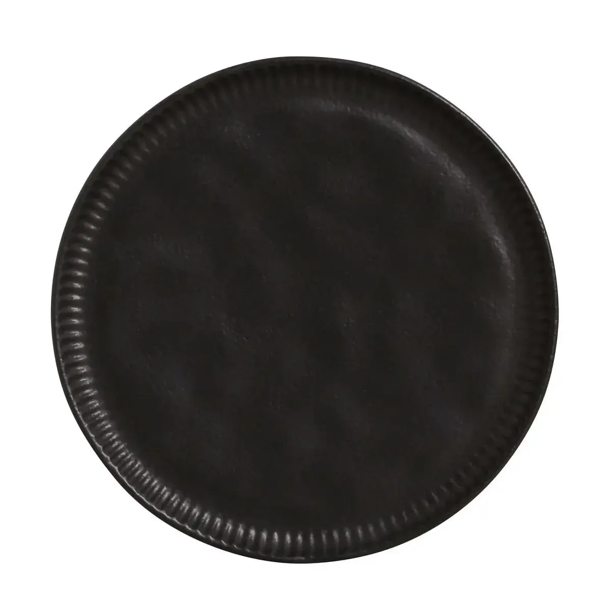 Prato Raso Cerâmica 27cm Preto Matte Porto Brasil - PBC 001 — imagem 2