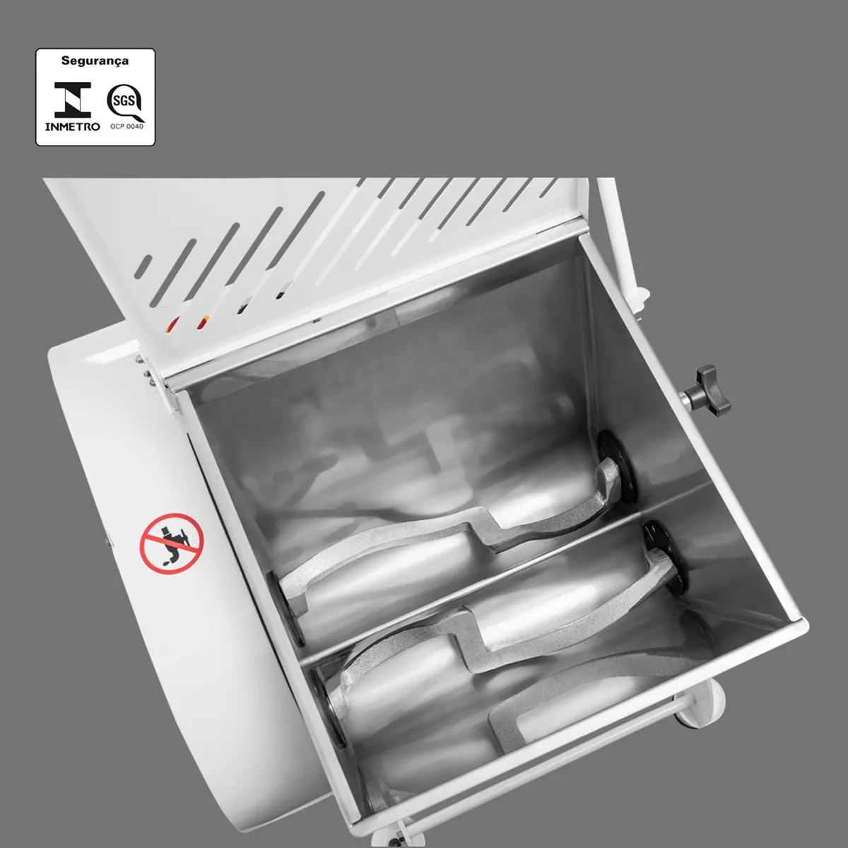 Amassadeira Basculante 25Kg Motor 1/2hp Bivolt - BM 152 - 0BM 009 — imagem 3
