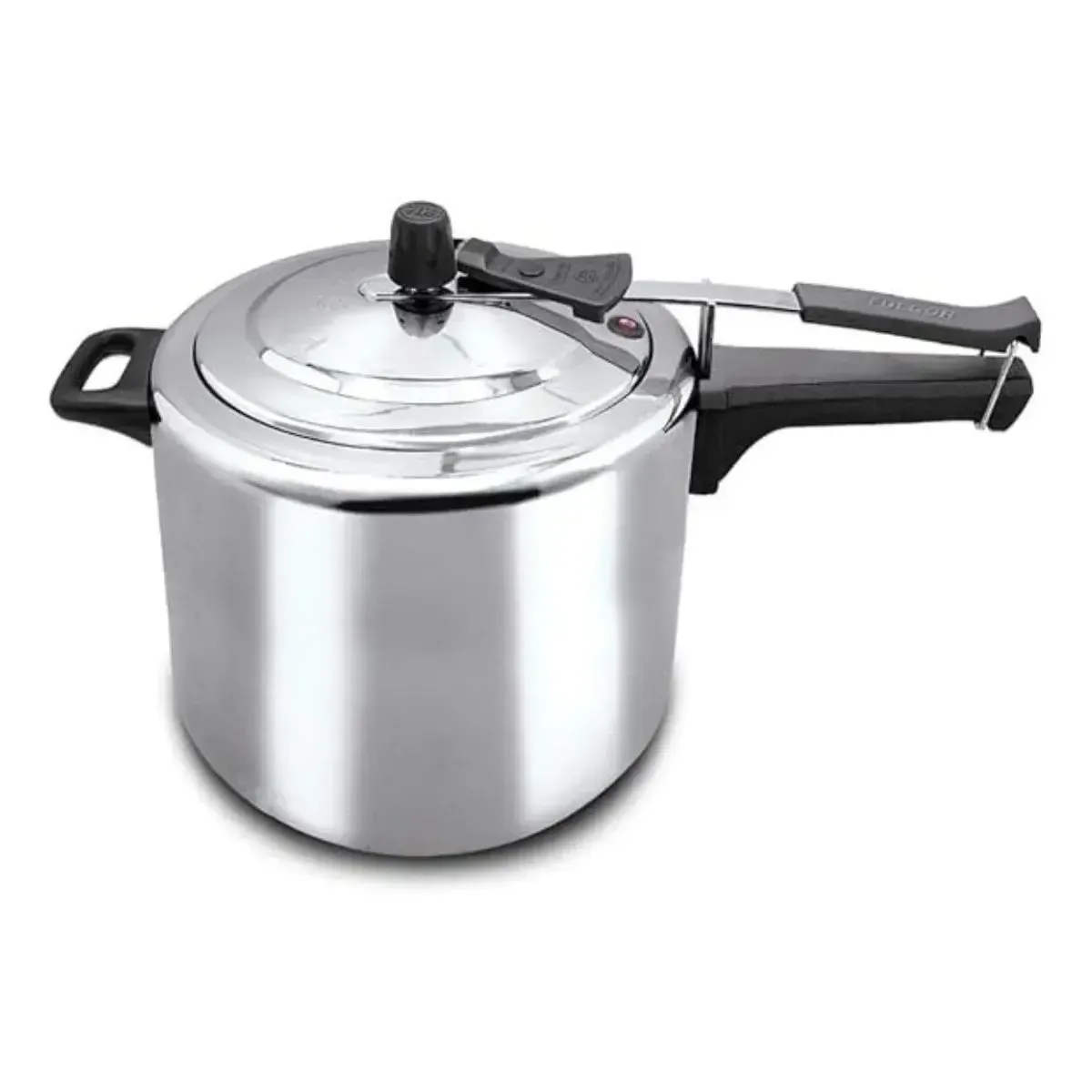 Panela Pressão 4,5L Com Aliviador Alumínio Polido LUXO 1208-4,5 Fulgor - FUL 024 — imagem 3