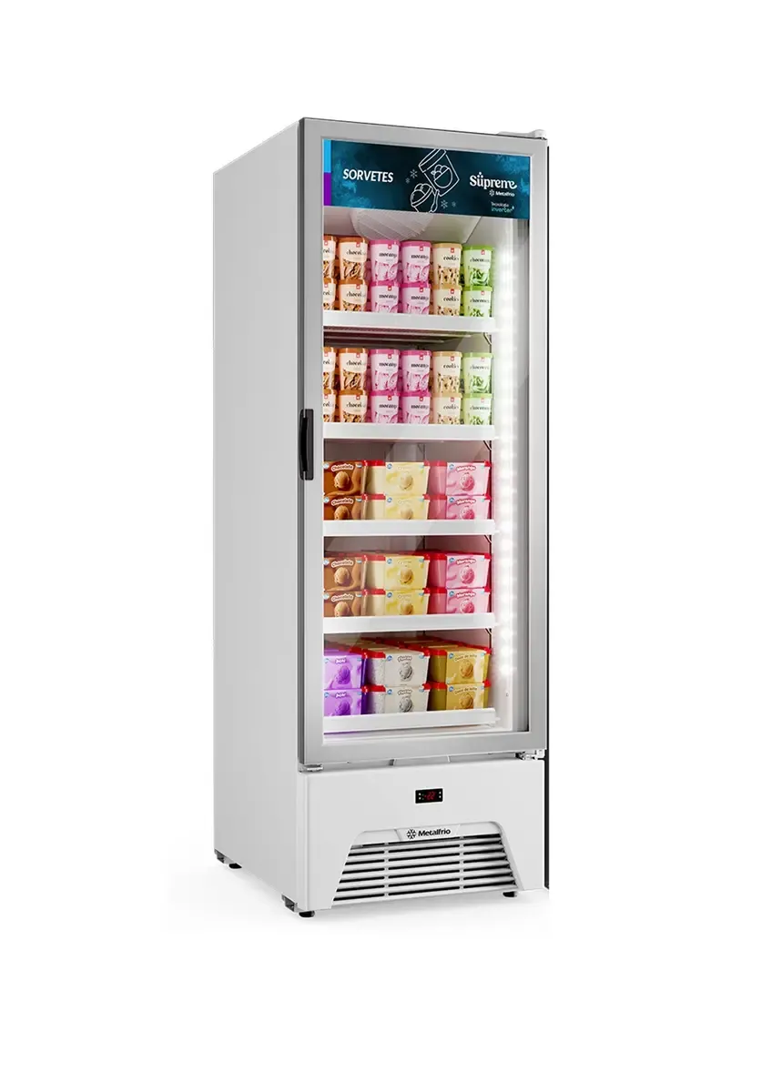 Congelador Vertical 581L 220V Branco Inverter Com Led VF50AHDF77 - Metalfrio - 0MT 128 — imagem 4