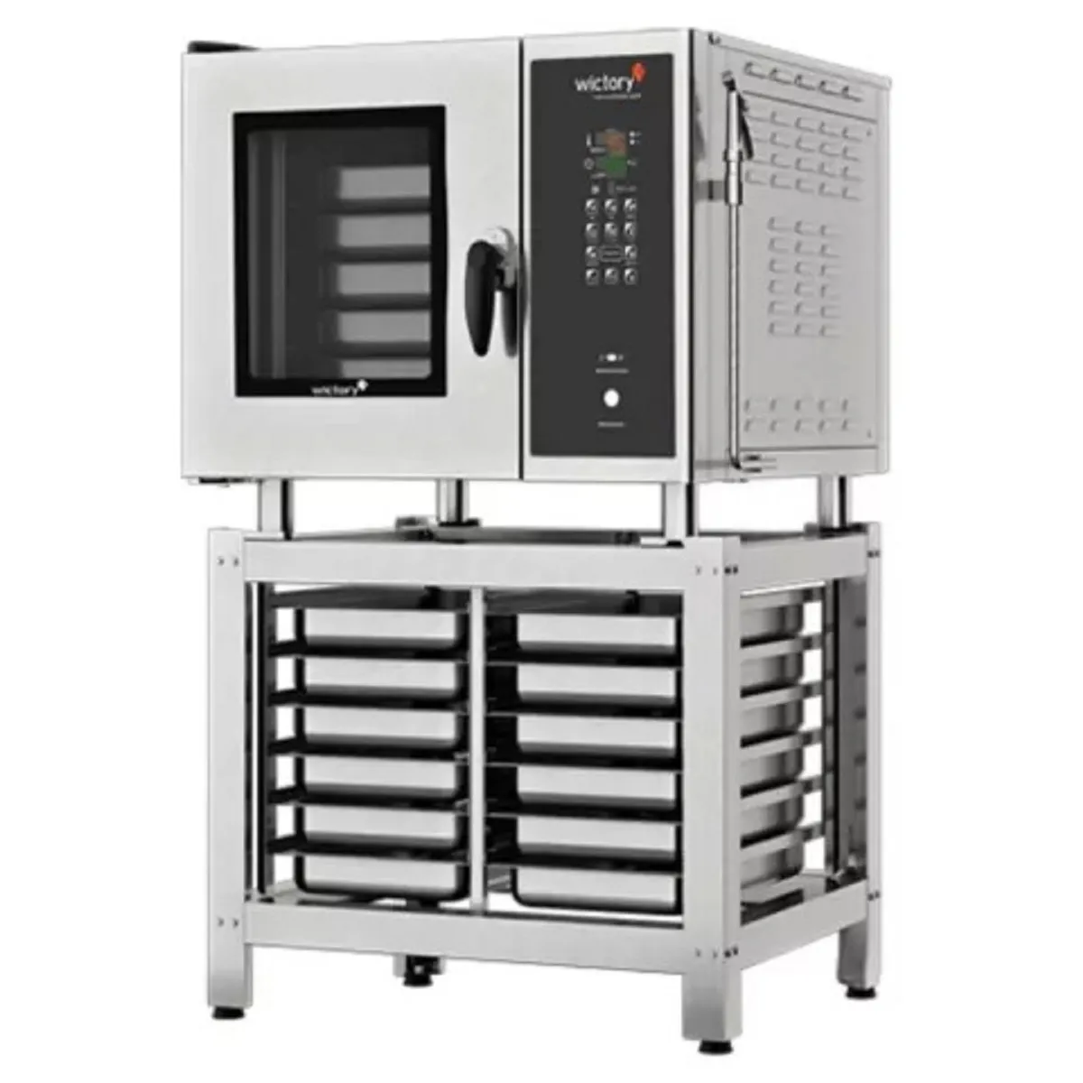 Forno Combinado Elétrico Ind 5 GNS 1/1 220V Trifásico Digital Com Cavalete WCAA-05E T C/C - Wictory - 0WC 040 — imagem 2