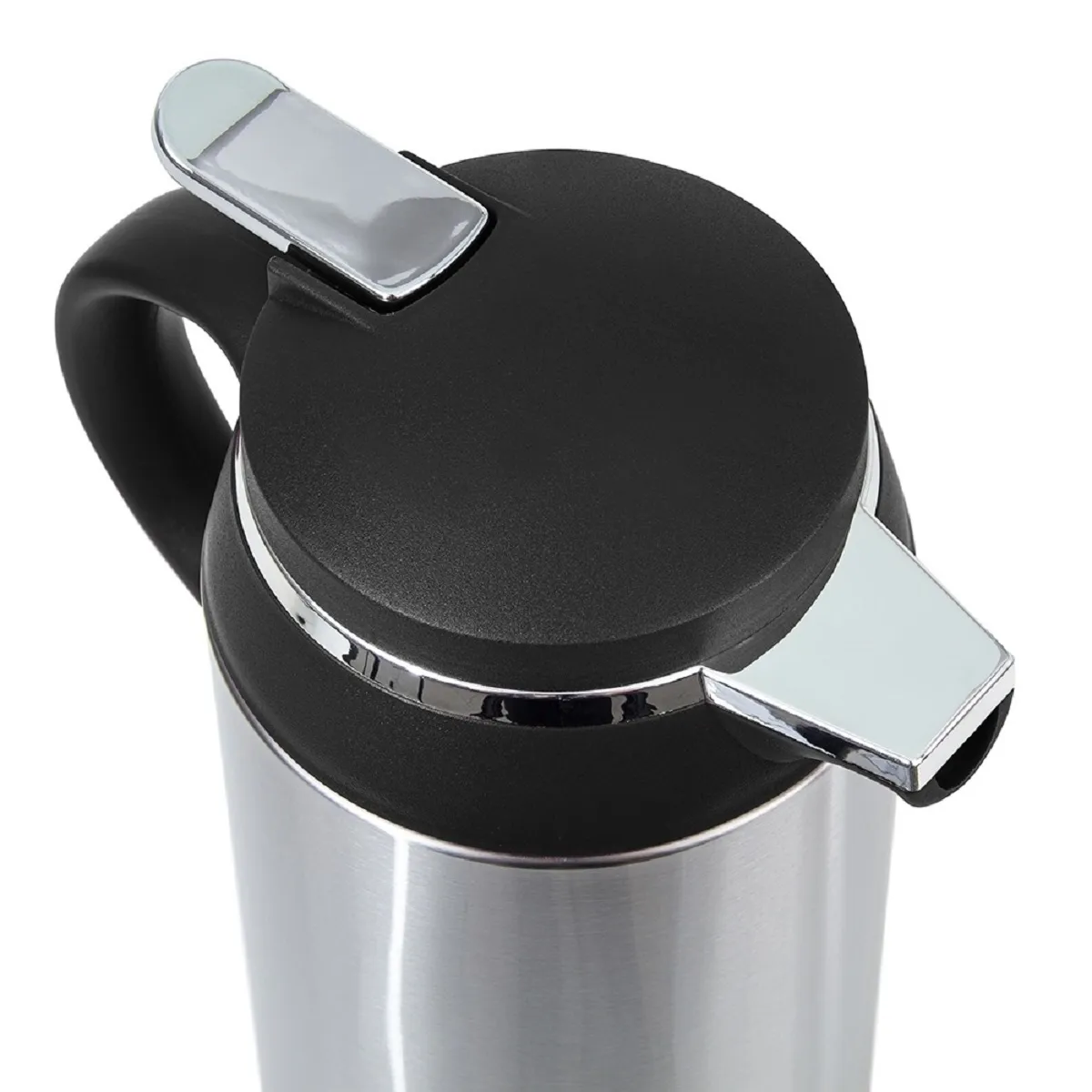 Garrafa Térmica 01,0L Gatilho Inox Camélia Termopro  Glass Preta - MMX 524 — imagem 2