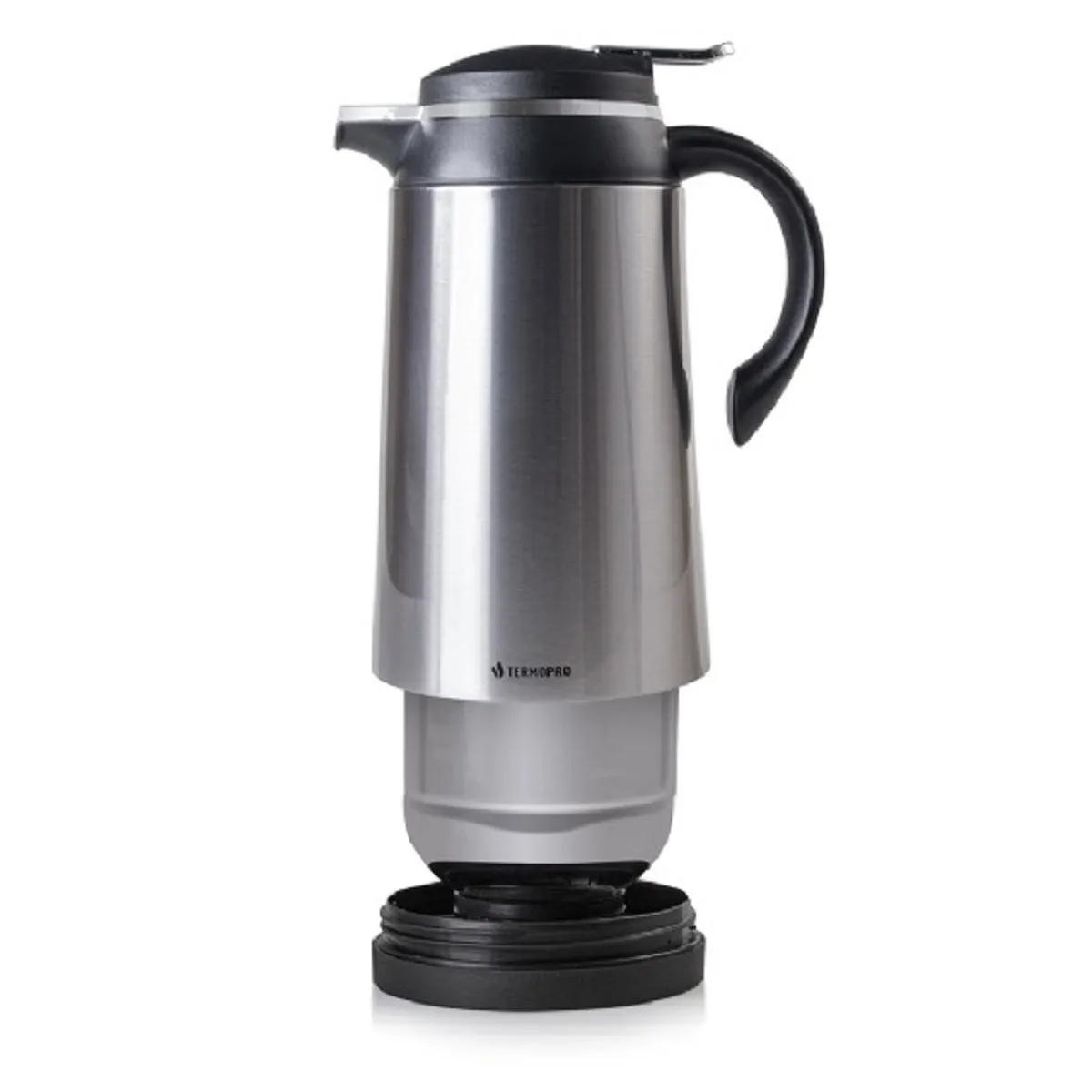 Garrafa Térmica 01,0L Gatilho Inox Camélia Termopro  Glass Preta - MMX 524 — imagem 4
