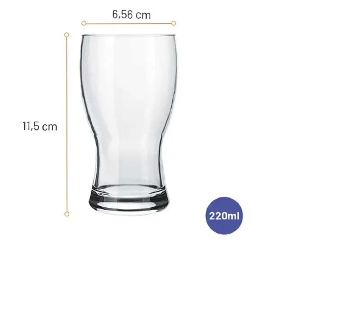 Copo para Cerveja de 220 ml  Nadir - NAF 457 — imagem 2