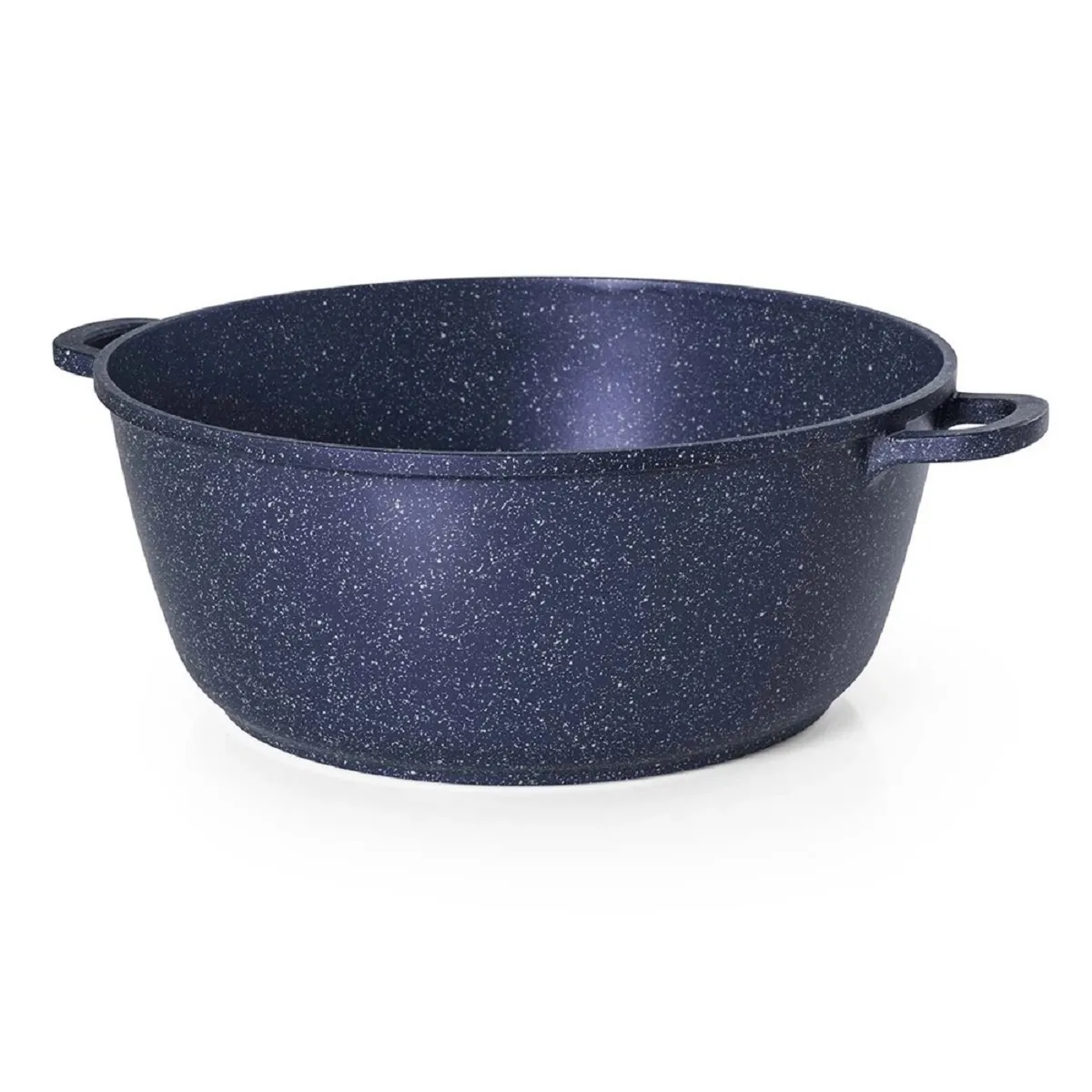 Caçarola Aluminio 2,2L Graniflon 20cm Azul Com Tampa Vidro - MARCAMIX - MMX 588 — imagem 4