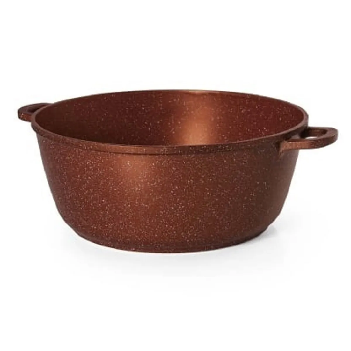 Caçarola Alumínio 2,2L Graniflon 20cm Cobre  Com Tampa Vidro - MARCAMIX - MMX 590 — imagem 3