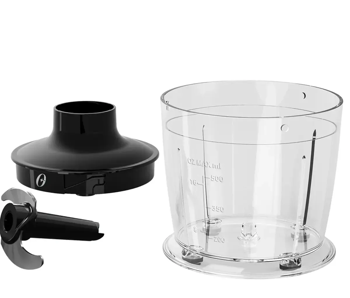 Mixer Portátil Power Black Inox 3 em 1 750W C/Mini Processador 127V OMIX570 - Oster - 0OT 098 — imagem 2