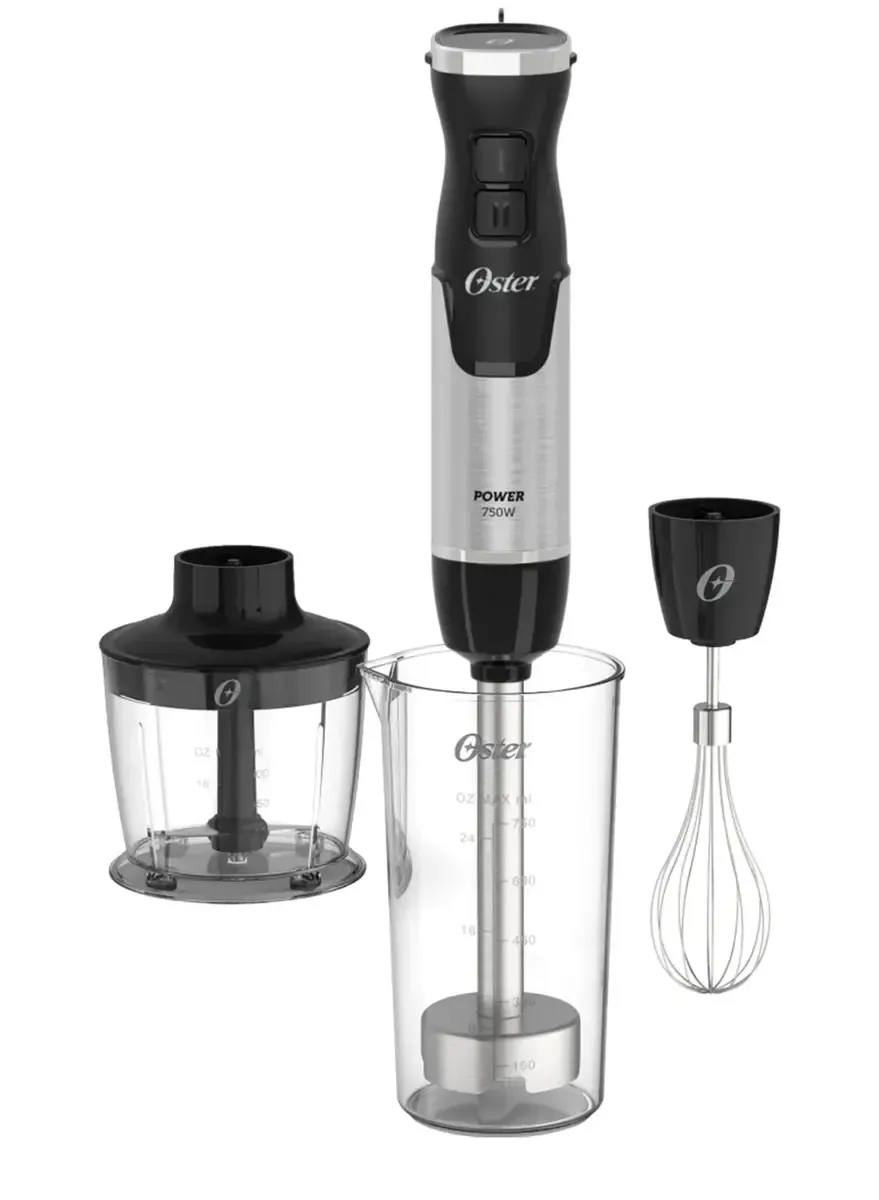 Mixer Portátil Power Black Inox 3 em 1 750W C/Mini Processador 127V OMIX570 - Oster - 0OT 098 — imagem 3